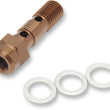Load image into Gallery viewer, Shindy Aluminum Banjo Bolt with Bleeder 17-627 fits Honda / Kawasaki / Suzuki / Yamaha - Main Product View