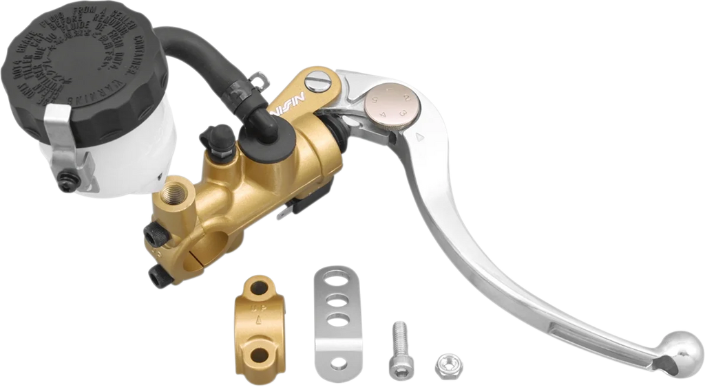 Shindy Master Cylinder - Radial - 19 mm - Gold/Silver 17-658G - Main Product View