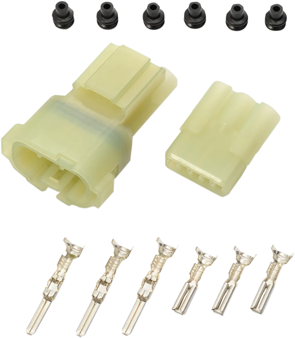 Shindy Multi-Conductor Electrical Connectors - Six-Pin - Water-Resistant 16-626 - Side View