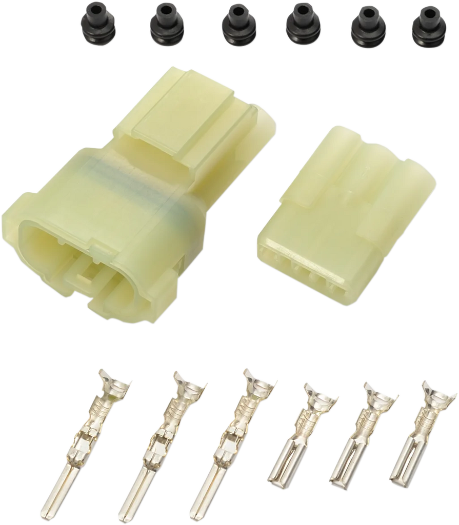 Shindy Multi-Conductor Electrical Connectors - Six-Pin - Water-Resistant 16-626 - Side View