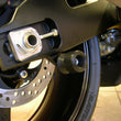 Load image into Gallery viewer, Shogun Industries - Swingarm Sliders Black - 71-1000