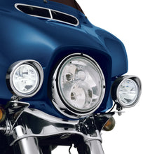 Load image into Gallery viewer, Show Chrome 3 1/2" Driving Light Kit 99-20 FLHT - Chrome - Back View