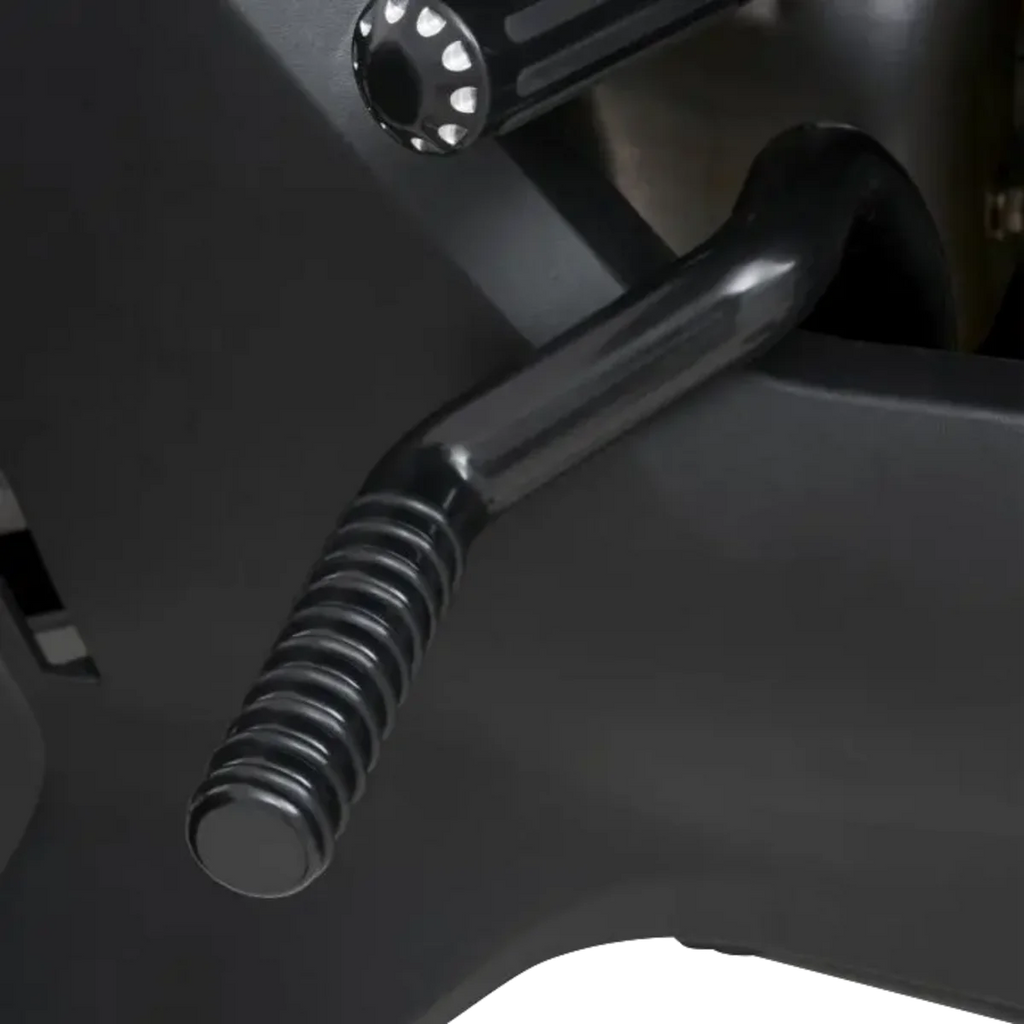 Show Chrome Adjustable Highway Peg - Satin Black - Can-Am - Side View
