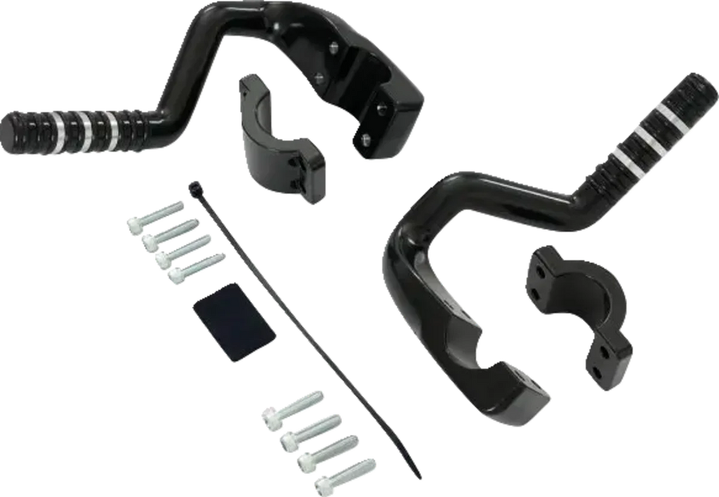 Show Chrome Adjustable Highway Peg - Satin Black with Contrast Cut - Can-Am - Main Product View