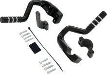 Load image into Gallery viewer, Show Chrome Adjustable Highway Peg - Satin Black with Contrast Cut - Can-Am - Main Product View