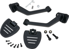 Load image into Gallery viewer, Show Chrome Adjustable Passenger Boards - Black - Ryker - Main Product View