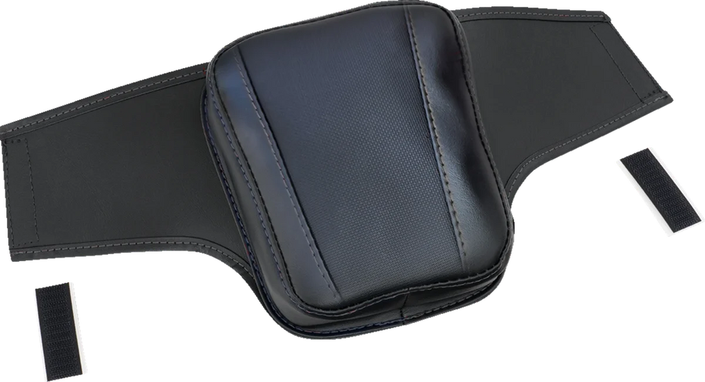 Show Chrome Ballistic Tank Pouch - Black w/ Black Stitch - Ryker '19-'23 - Main Product View