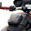 Load image into Gallery viewer, Show Chrome Ballistic Tank Pouch - Black w/ Black Stitch - Ryker '19-'23 - Back View