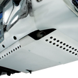 Load image into Gallery viewer, Show Chrome Belly Pan - Aluminum - Back View