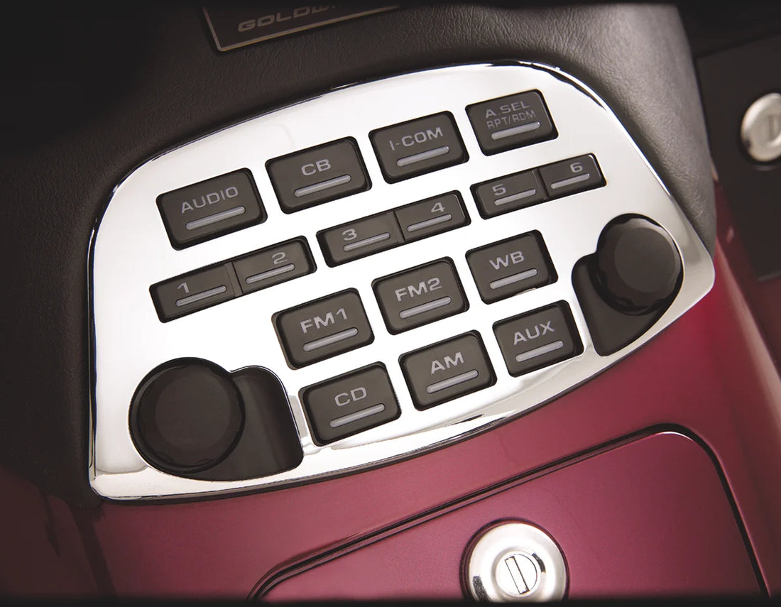 Show Chrome Chrome Radio Panel Accent - Side View