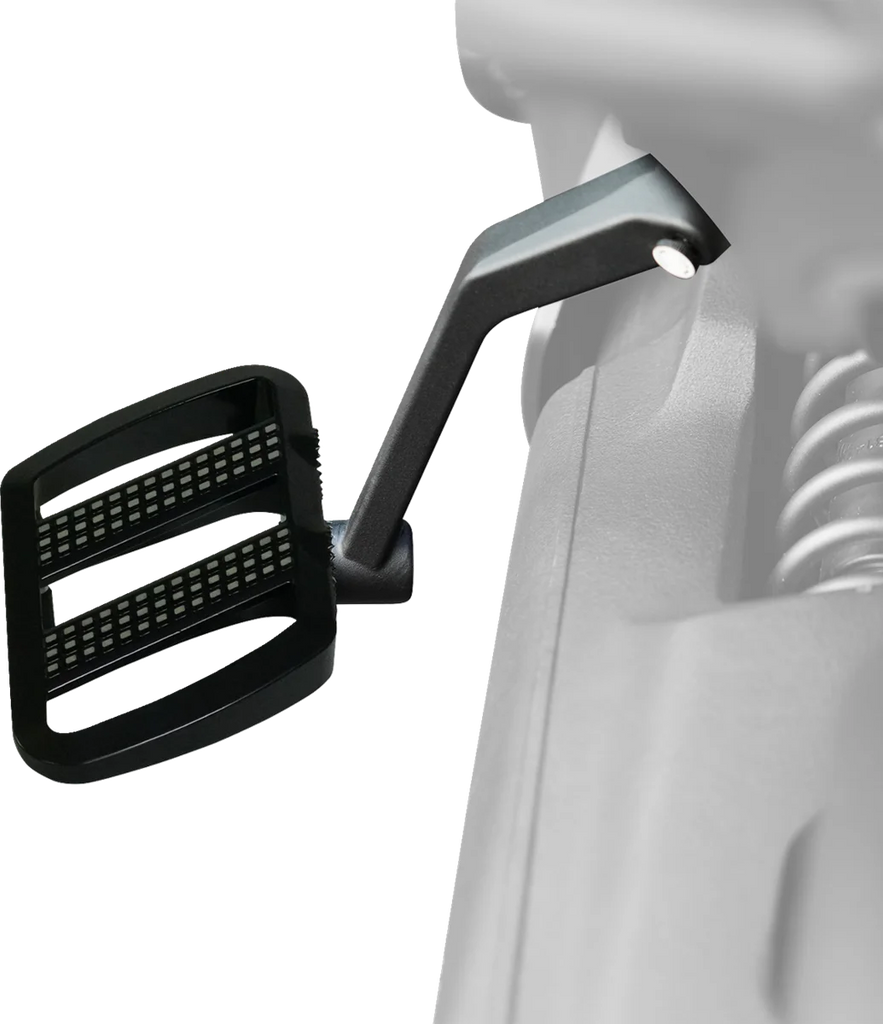 Show Chrome Combat Boards - Passenger - Black w/ Contrast Cut - Ryker '19-'24 - Back View