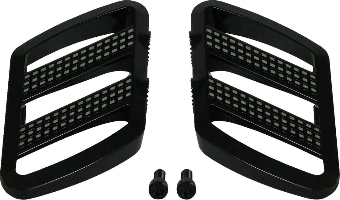 Show Chrome Combat Boards - Passenger - Red - Ryker '19-'24 - Side View