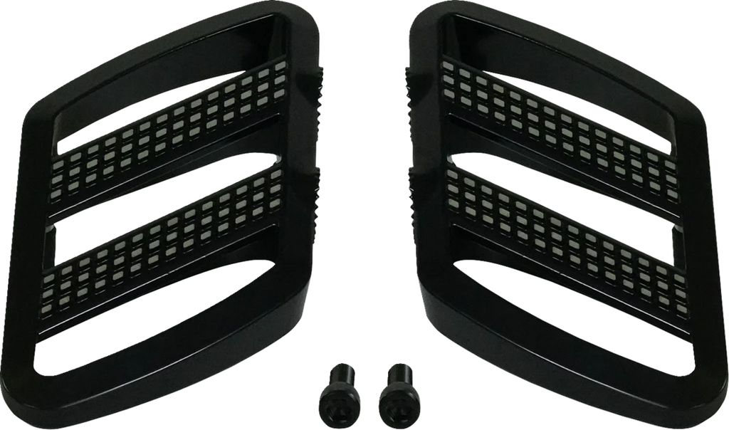 Show Chrome Combat Boards - Passenger - Red - Ryker '19-'24 - Side View