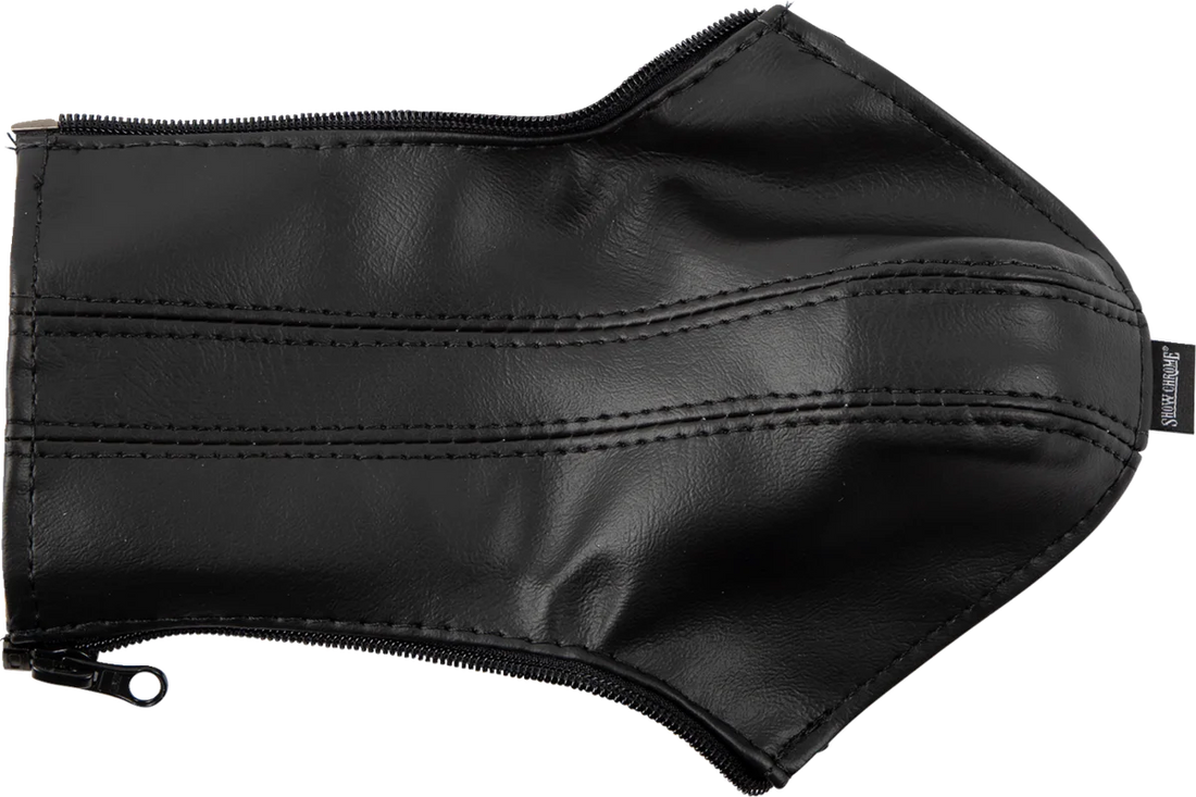 Show Chrome Cover - E-Brake - Slingshot - Black Stitch - Side View