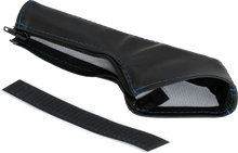 Load image into Gallery viewer, Show Chrome Cover - E-Brake - Slingshot - Blue Stitch - Main Product View