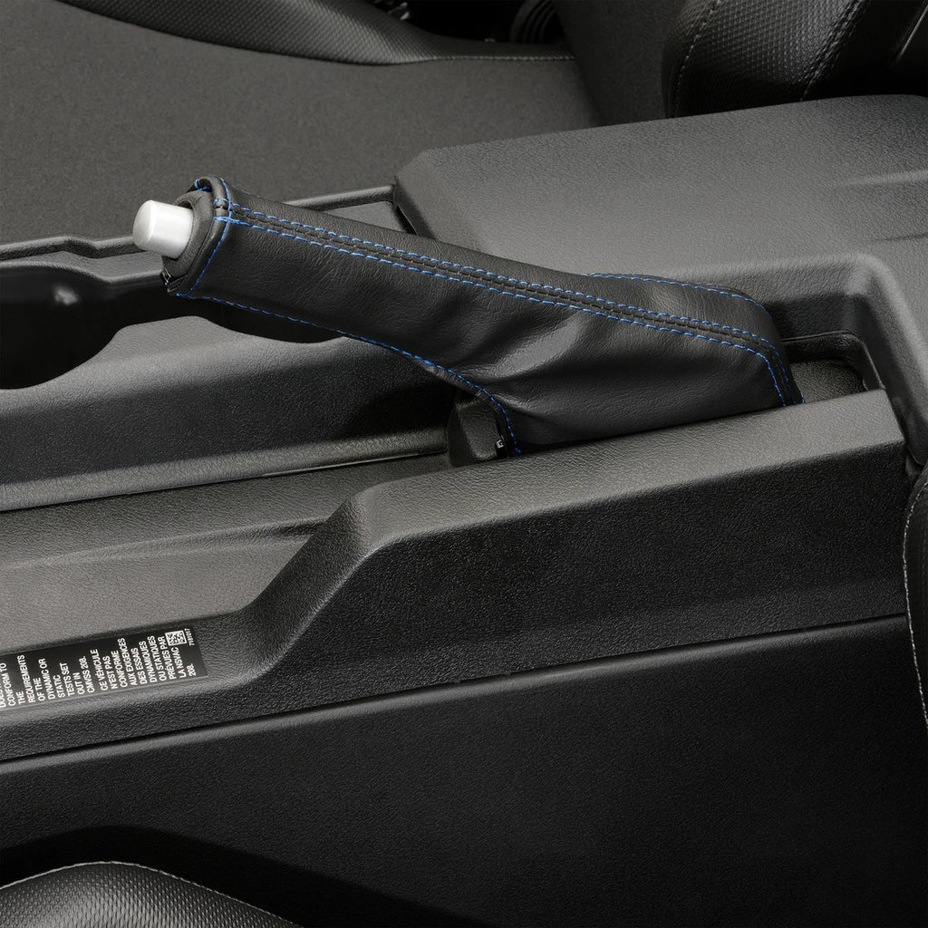 Show Chrome Cover - E-Brake - Slingshot - Blue Stitch - Additional View 5