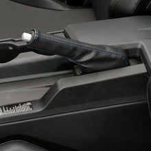 Load image into Gallery viewer, Show Chrome Cover - E-Brake - Slingshot - Blue Stitch - Additional View 5