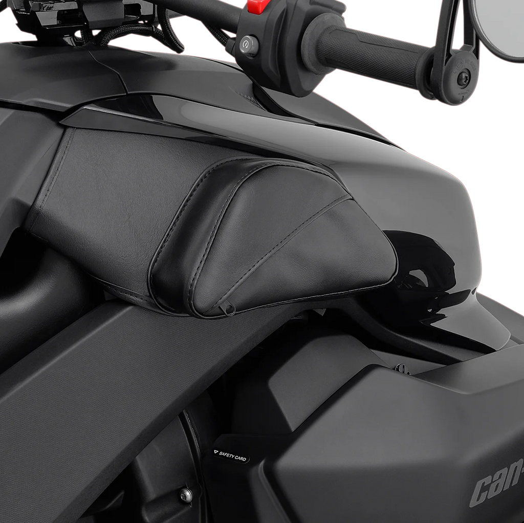 Show Chrome Dual-Side Tank Pouches - CAN-AM Ryker - Installation View