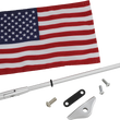 Load image into Gallery viewer, Show Chrome Folding Flag Pole - Black - GL 1800