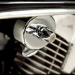 Load image into Gallery viewer, Show Chrome Fuel Valve Cover - Chrome - Honda - Side View