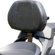 Load image into Gallery viewer, Show Chrome Grande Backrest - Driver - Ballistic Black Stitch - Ryker '19-'24 - Main Product View