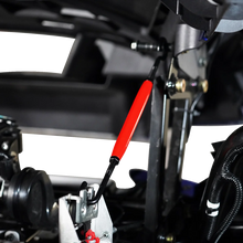 Load image into Gallery viewer, Show Chrome Hood Rod - Adjustable - Polaris Slingshot - Back View