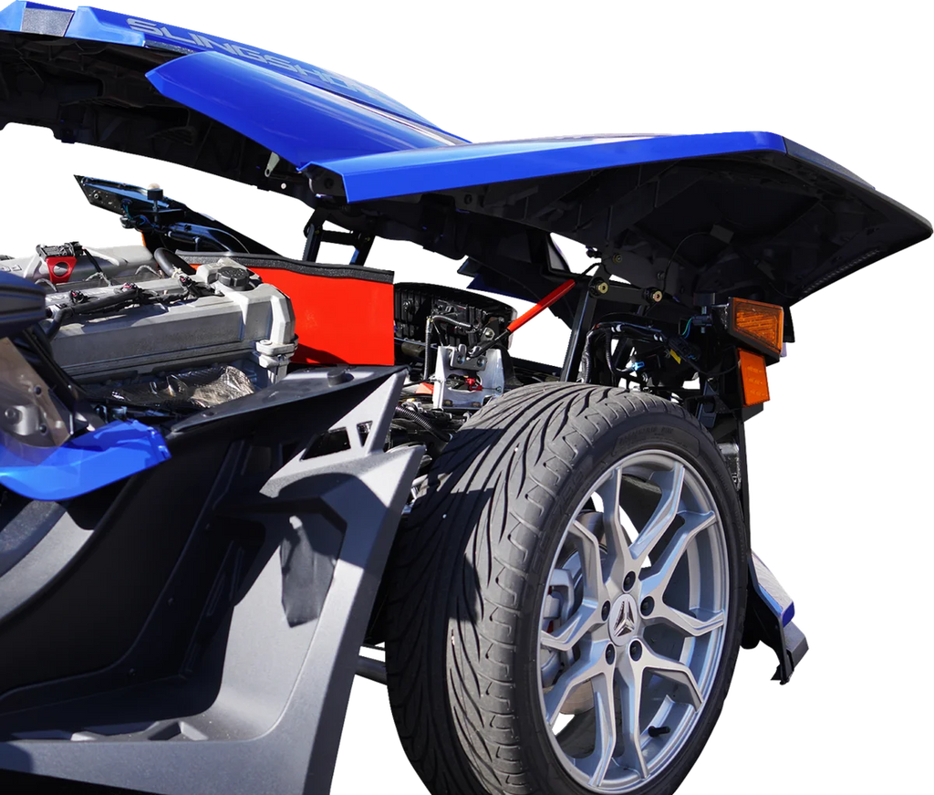 Show Chrome Hood Rod - Adjustable - Polaris Slingshot - Additional View 5