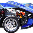 Load image into Gallery viewer, Show Chrome Hood Rod - Adjustable - Polaris Slingshot - Additional View 6