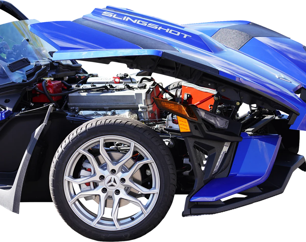Show Chrome Hood Rod - Adjustable - Polaris Slingshot - Additional View 6