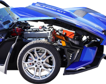 Load image into Gallery viewer, Show Chrome Hood Rod - Adjustable - Polaris Slingshot - Additional View 6