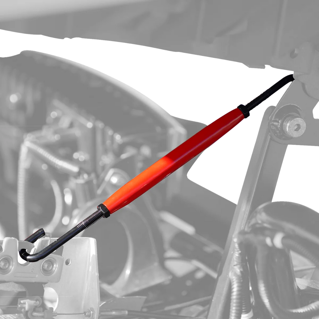 Show Chrome Hood Rod - Adjustable - Polaris Slingshot - Additional View 9