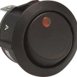 Load image into Gallery viewer, Show Chrome Illuminated Switch - Amber - Round - Main Product View