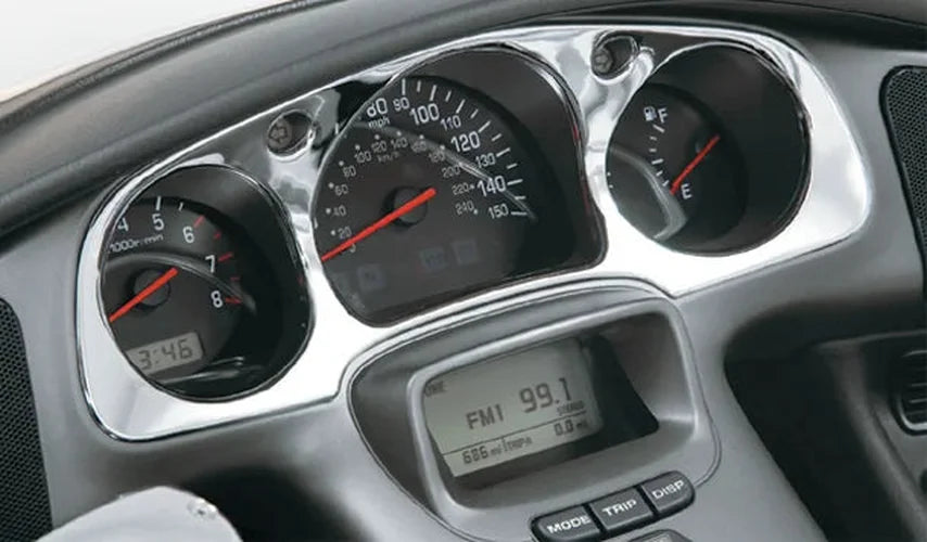 Show Chrome Chrome Instrument Panel Accent - Side View