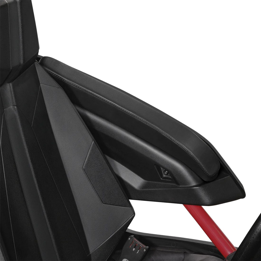Show Chrome Kaliber Armrest Pads - Black w/ Black Stitching - Slingshot '15-'22 - Additional View 5
