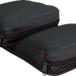 Load image into Gallery viewer, Show Chrome Kaliber Dash Pouch - Black with Red Stitching - Main Product View