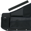 Load image into Gallery viewer, Show Chrome Kaliber Organizer - Passenger - Black w/ Blue Stitching - Main Product View