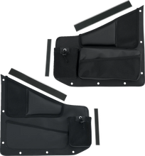 Load image into Gallery viewer, Show Chrome Kaliber Side Organizer - Driver and Passenger - Black - Side View