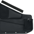 Load image into Gallery viewer, Show Chrome Kaliber Side Organizer - Driver and Passenger - Black w/ Blue Stitching - Installation View