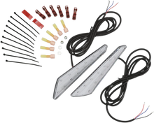 Load image into Gallery viewer, Show Chrome LED Marker Lights - Clear Lens/Amber LEDs - GL1800 - Additional View 6