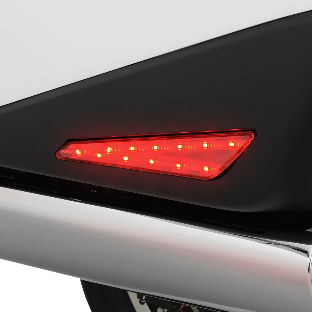 Show Chrome LED Marker Lights - Clear Lens/Red LEDs - GL1800 - Side View