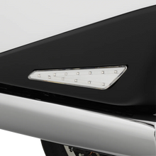 Load image into Gallery viewer, Show Chrome LED Marker Lights - Clear Lens/Red LEDs - GL1800 - Back View