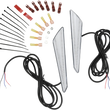 Load image into Gallery viewer, Show Chrome LED Marker Lights - Clear Lens/Red LEDs - GL1800 - Additional View 5