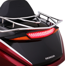 Load image into Gallery viewer, Show Chrome LED Trunk Light - Amber/Red Lens - Black - GL1800 - Main Product View