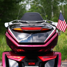Load image into Gallery viewer, Show Chrome LED Trunk Light - Amber/Red Lens - Chrome - GL1800 - Side View
