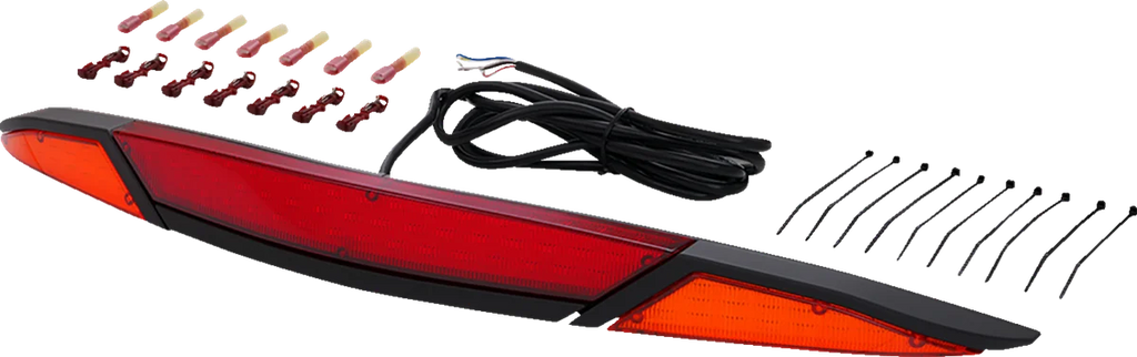 Show Chrome LED Trunk Light - Amber/Red Lens - Chrome - GL1800 - Detail View