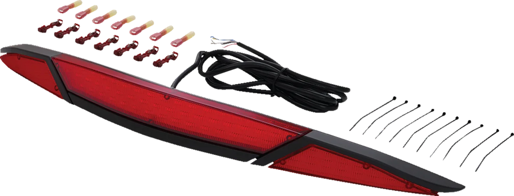 Show Chrome LED Trunk Light - Red Lens - Black - GL1800 - Main Product View