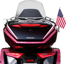 Load image into Gallery viewer, Show Chrome LED Trunk Light - Red Lens - Black - GL1800 - Side View