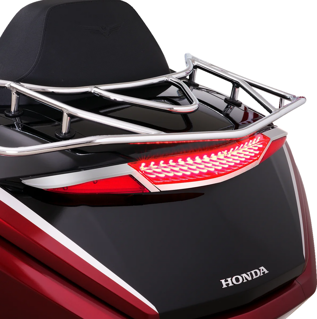 Show Chrome LED Trunk Light - Red Lens - Chrome - GL1800 - Side View