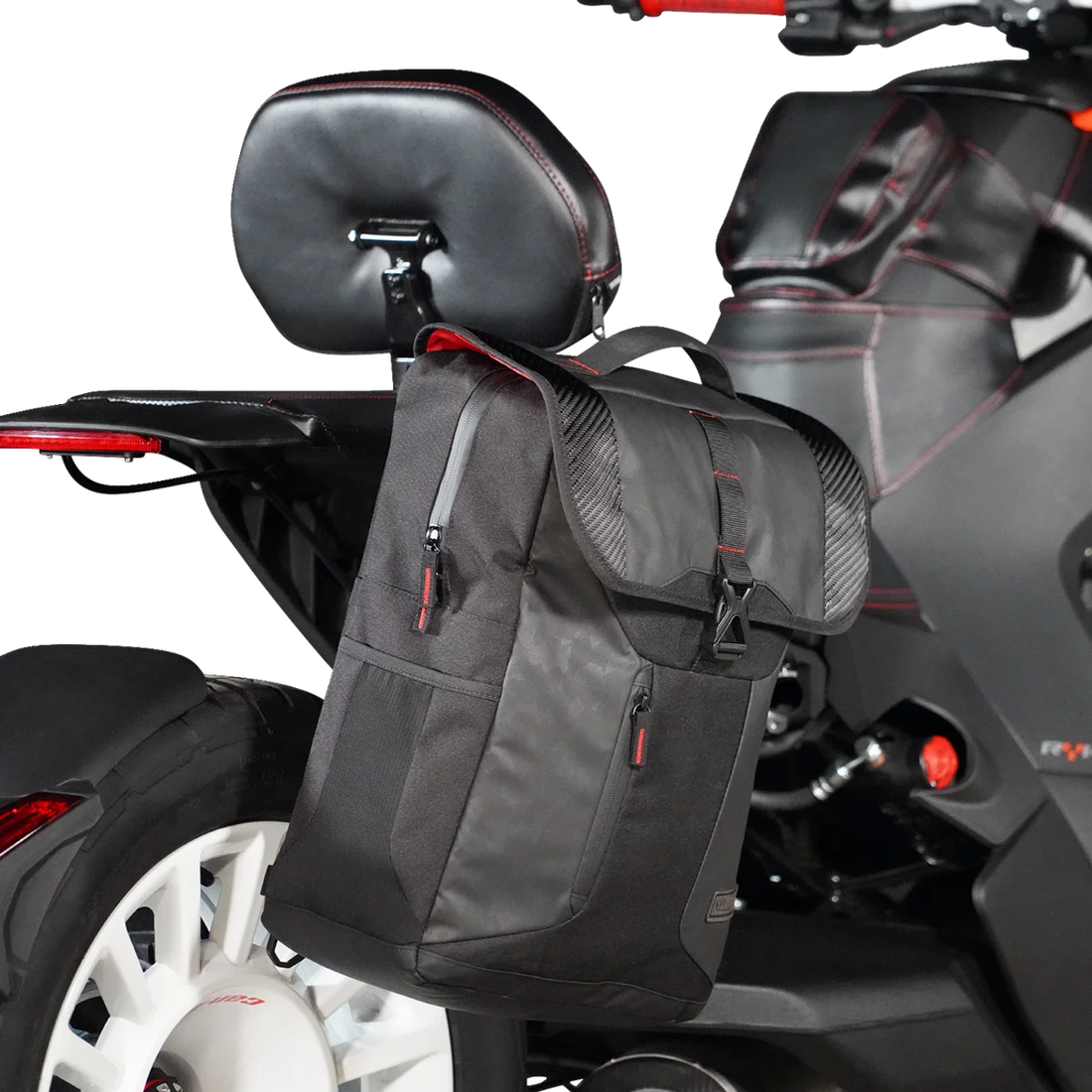 Show Chrome Levitate Bag and Mount - Ryker - Back View