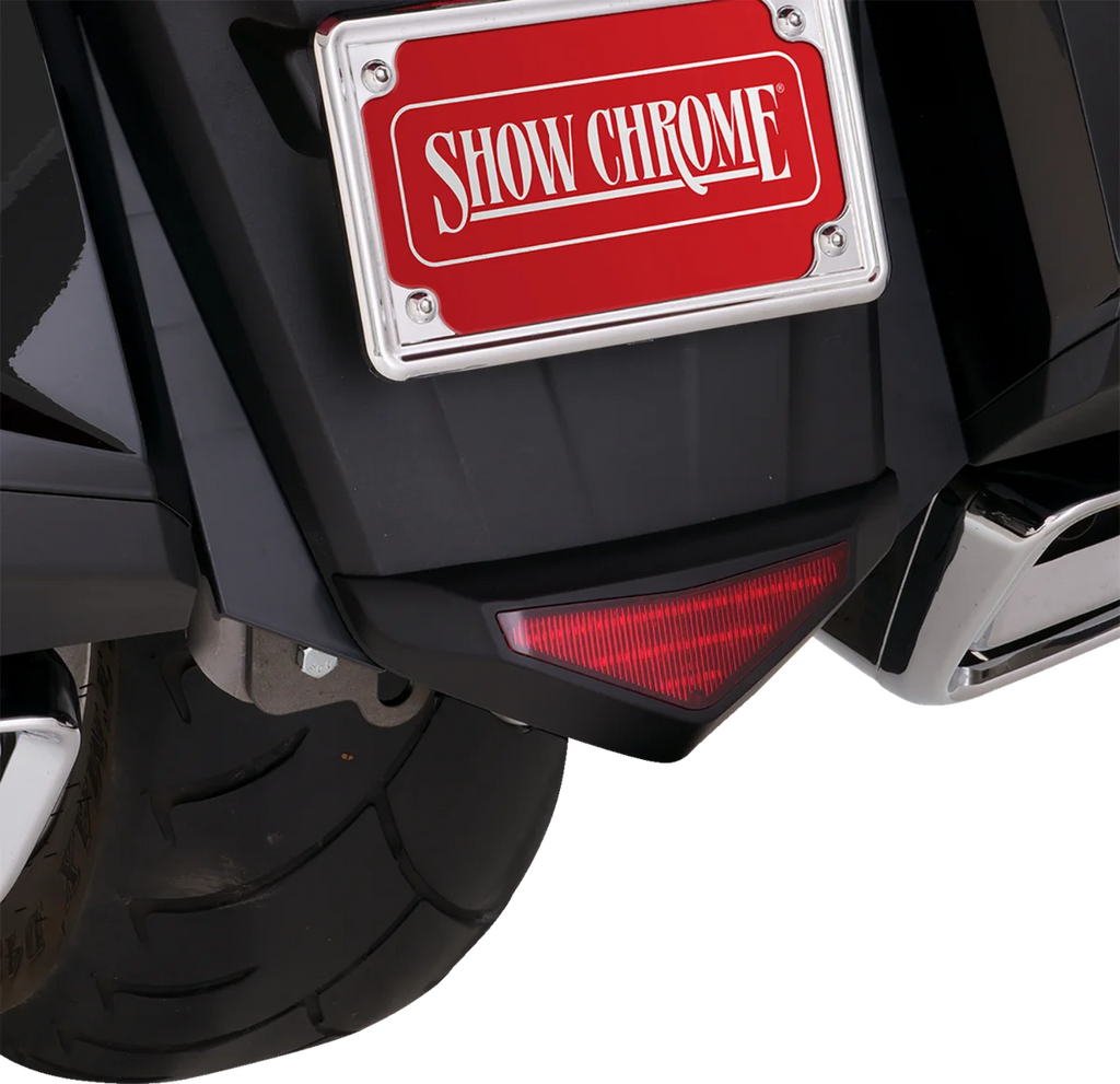 Show Chrome Lower Trim Light - Rear Fender - Black - GL1800 - Main Product View